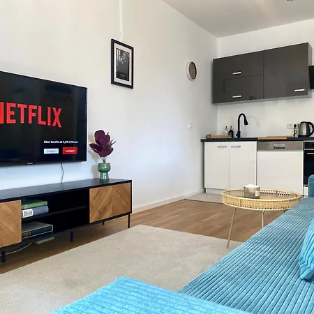Apartament Am Flughafen, Glasfaser-internet, Waschmaschine