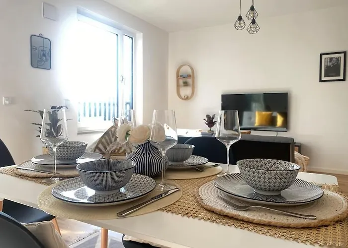 Am Flughafen, Glasfaser-internet, Waschmaschine 아파트 *