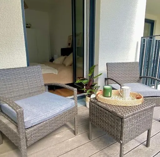 아파트 Am Flughafen, Glasfaser-internet, Waschmaschine 쇼네펠드