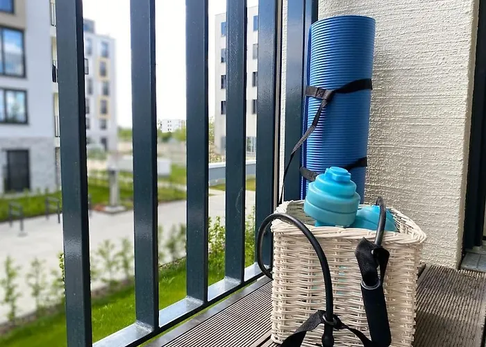 Am Flughafen, Glasfaser-internet, Waschmaschine 아파트