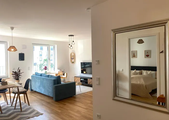 Am Flughafen, Glasfaser-internet, Waschmaschine 아파트 *