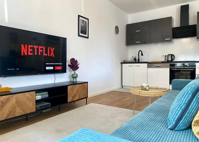 아파트 Am Flughafen, Glasfaser-internet, Waschmaschine