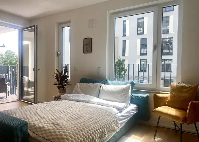 Am Flughafen, Glasfaser-internet, Waschmaschine 아파트 *